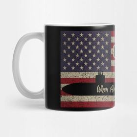 Pixxa Uss Jefferson City SSN-759 Los Angelesâ€“class Fast Attack Submarine Vintage American Flag Gift Kupa Bardak