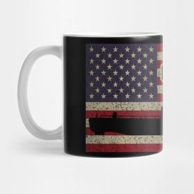 Pixxa Uss Tang SS-563 Submarine Vintage Usa American Flag Gift Kupa Bardak