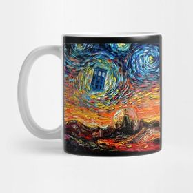 Pixxa Van Gogh Never Saw Gallifrey Kupa Bardak