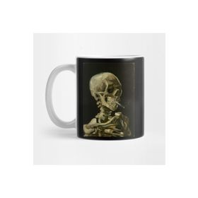 Pixxa Van Gogh Skull Of A Skeleton With Burning Cigarette 1885Â€“86 Kupa Bardak