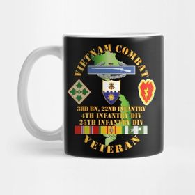 Pixxa Vietnam Combat Infantry Veteran W 3rd Bn 22ND Inf - 4th And 25TH Id Kupa Bardak