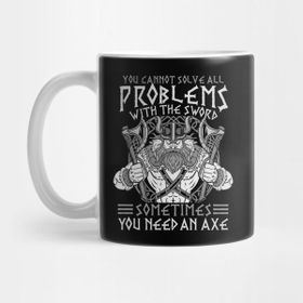 Pixxa Viking Mythology Quote Norse Valhalla Warrior Kupa Bardak