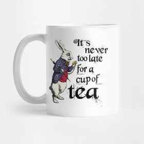 Pixxa Vintage Alice In The Wonderland Rabbit Kupa Bardak Kupa Bardak