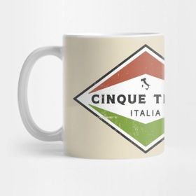 Pixxa Vintage Cinque Terre Italia Kupa Bardak