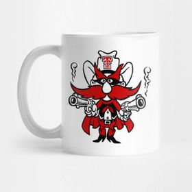 Pixxa Vintage Texas Tech Red Raider Mascot Kupa Bardak