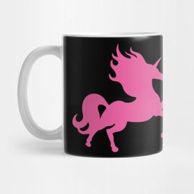 Pixxa Visible Invisible Pink Unicorn Kupa Bardak