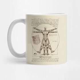 Pixxa Vitruvian Titan Attack On Titan Kupa Bardak