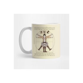 Pixxa Vitruvian Trainee Levi Attack On Titan Kupa Bardak