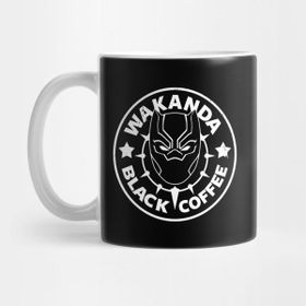 Pixxa Wakanda Black Coffee Kupa Bardak