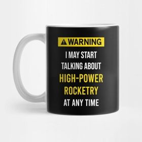 Pixxa Warning High Power Rocketry Kupa Bardak