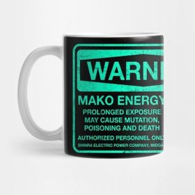 Pixxa Warning: Mako Energy (Distressed) Kupa Bardak