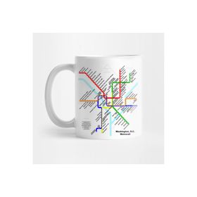 Pixxa Washington Dc Metrorail Map Kupa Bardak