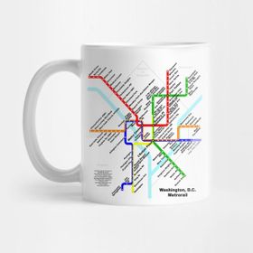 Pixxa Washington Dc Metrorail Map Kupa Bardak