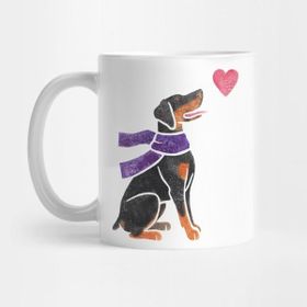 Pixxa Watercolour Doberman Kupa Bardak