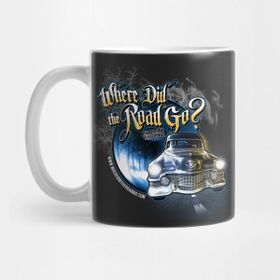 Pixxa Where Did The Road Go? Car Shirt Kupa Bardak