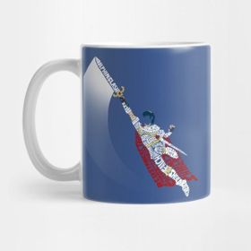 Pixxa White Knight Marth Typography Kupa Bardak