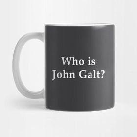 Pixxa Who Is John Galt? Kupa Bardak