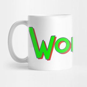 Pixxa Word Up! Magazine 80's Era Kupa Bardak