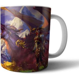Pixxa World of Warcraft Dragonflight Model 1 Kupa Bardak