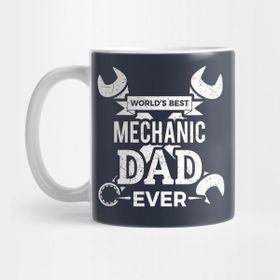 Pixxa World's Best Mechanic Dad Ever Kupa Bardak