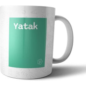 Pixxa Yatak Tanımı Komik Açık Yeşil Kupa Bardak