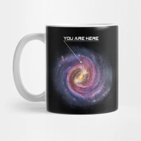 Pixxa You Are Here Astronomy Milky Way Solar System Galaxy Space Kupa Bardak