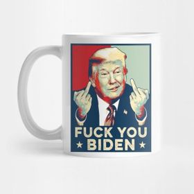 Pixxa You Bien Funny Trump 2021 Middle Finger Kupa Bardak
