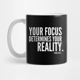 Pixxa Your Focus Determines Your Reality Star Wars George Lucas Kupa Bardak