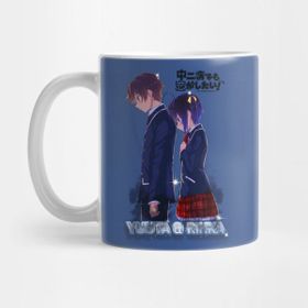 Pixxa Yuuta Rikka Chuunibyou Demo Koi Ga Shitai Kupa Bardak