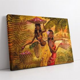 Piyero Afrikalı Kadınlar Kanvas Tablo