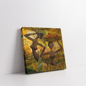 Piyero Afrikalı Kadınlar Kanvas Tablo