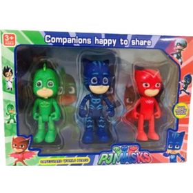 PJ Masks Pijama Maskeli 3'lü Figür Set