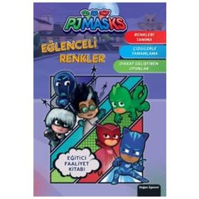 Pjmasks Eğlenceli Renkler - Eğitici Faaliyet Kitabı - Kolektif