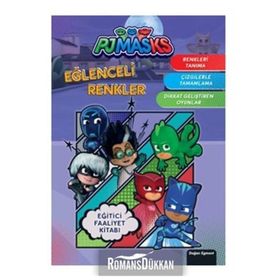Pjmasks Eğlenceli Renkler - Eğitici Faaliyet Kitabı - Kolektif