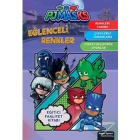Pjmasks Eğlenceli Renkler - Eğitici Faaliyet Kitabı - Kolektif