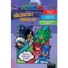 Pjmasks Eğlenceli Renkler - Eğitici Faaliyet Kitabı - Kolektif