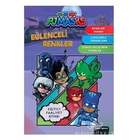Pjmasks Eğlenceli Renkler - Eğitici Faaliyet Kitabı - Kolektif
