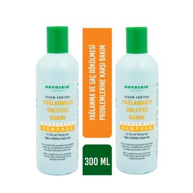 Placenta 2x300 ml Yağlı ve Dökülen Saçlar İçin Şampuan