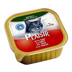 Plaisir 100 gr Ezme Biftekli Yetişkin Kedi Konservesi