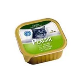 Plaisir 100 gr Ezme Somonlu Kısırlaştırılmış Kedi Konservesi