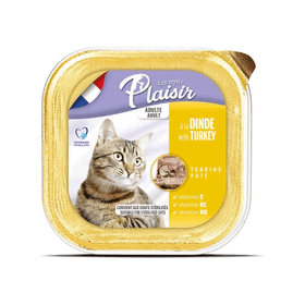 Plaisir 100 gr Hindili Yetişkin Kedi Yaş Maması
