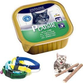 Plaisir 12x100 gr Ezme Tuna Balıklı Yaş Kedi Maması