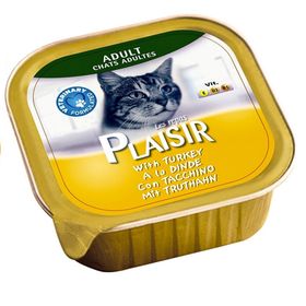 Plaisir 12x100 gr Pate Karışık Etli Yaş Kedi Maması