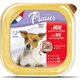 Plaisir 150 gr Pate Sığır Eti Yaş Köpek Maması