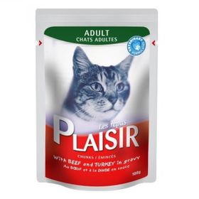 Plaisir Biftekli 100 gr Yaş Kedi Maması