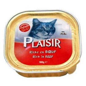 Plaisir Biftekli Ezme 100 gr Yetişkin Kedi Konserve