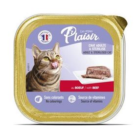 Plaisir Ezme Sığır Etli 100 gr Kedi Yaş Maması