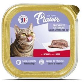 Plaisir Ezme Sığır Etli 100 gr Kedi Yaş Maması