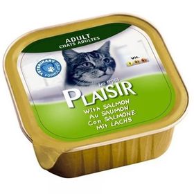 Plaisir Ezme Somonlu 100 gr Yetişkin Kedi Konservesi