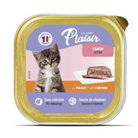 Plaisir Ezme Tavuklu 100 gr Yavru Kedi Yaş Maması